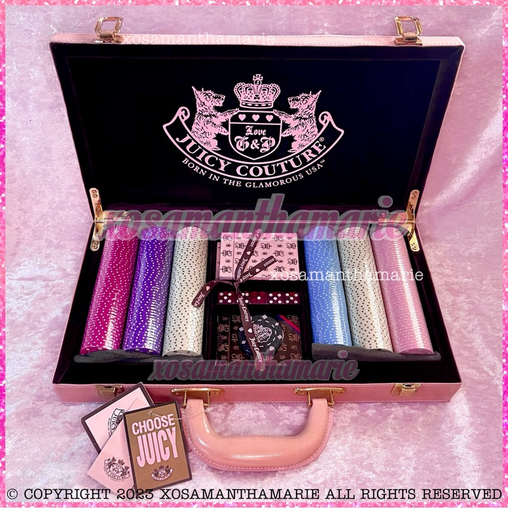 Rare Juicy Couture Poker Set